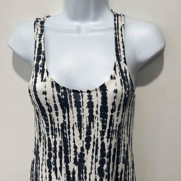 Navy & white maxi dress - Picture 2 of 4